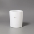 Баночка для свечей белая, бамбуковая крышка, 170 мл W_Z002-170 WHITE