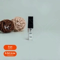Атомайзер со шкалой 3мл, спрей, прозр.стекло, черная крышка (кратно 5) SH001-3:AA