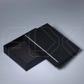 Коробочка с черной вкладкой для помадок 5 мл, черный 0_K015-135x110x30 (P001-5)-BLACK