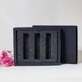 Парфюм-бокс с черной вкладкой для помадок 5 мл 0_K019-30x123x148 (P001-5) BLACK