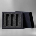 Парфюм-бокс с черной вкладкой для помадок 5 мл 0_K019-30x123x148 (P001-5) BLACK