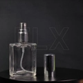 Атомайзер, серебристая крышка и помпа, на защелке, 30мл 0_B013-30 SILVER