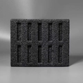 Парфюм-бокс с черной вкладкой для 10-ти фиолок 0_K018-30x126x148 (F001) SAND