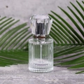 Атомайзер, 30мл, ребристый цилиндр, серебристая крышка/акрил 0_S244-30 SILVER