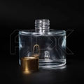 Флакон для аромадиффузора, 185мл, цилиндр (золотистый) 0_D001-185-GOLD