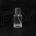 Атомайзер ребристый, на защелке, серебристый, 50мл 0_B160-50 SILVER