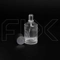 Атомайзер ребристый, на защелке, серебристый, 50мл 0_B160-50 SILVER