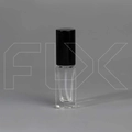 Атомайзер, прозрачное толстое стекло, черная крышка, 5мл 0_S068-5 BLACK