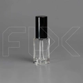Атомайзер, прозрачное толстое стекло, черная крышка, 5мл 0_S068-5 BLACK