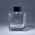 Флакон для аромадиффузора, 170мл, квадрат (черный) 0_D002-170-BLACK
