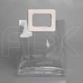 Пакет подарочный, вертикальный, прозрачный, 15х8х17см PK003-15x8x17:FH