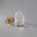 Атомайзер, 26мл, узорное стекло, золотая крышка/пластик 0_S272-26 GOLD