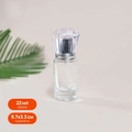 Атомайзер, стекло, 22мл, серебристая крышка/акрил 0_S335-22 SILVER