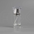 Атомайзер, стекло, 22мл, серебристая крышка/акрил 0_S335-22 SILVER