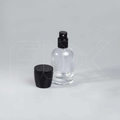 Атомайзер, стекло, 30мл, черная крышка/дерево 0_S259-30 BLACK