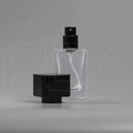 Атомайзер, черные крышка и помпа, на защелке, 30мл 0_B161-30 BLACK
