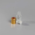 Флакон-роллер 3мл, стеклянный со стеклянным роликом, красный камень 0_M170-3 RED