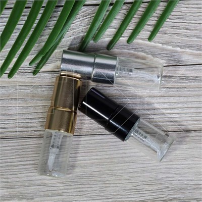 зак_Атомайзер-карандаш 2мл, прозрачное стекло, металлическая крышка (кратно 10) S004-2:CQ - фото 10153