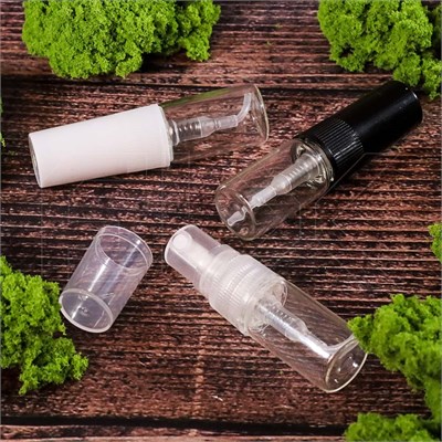 Атомайзер-карандаш 2мл, прозрачное стекло, пластиковая крышка (кратно 5) S001-2:AA - фото 10171