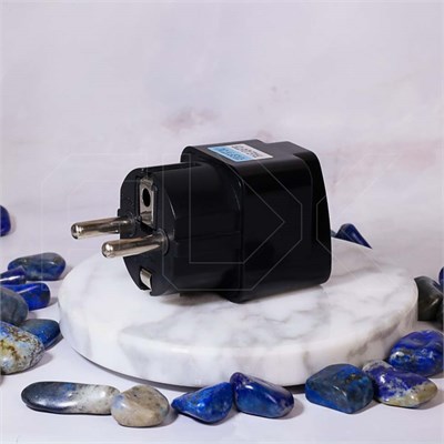 Адаптер для вилки Евро - Китай E008:BK - фото 10744