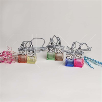 Автофлакон, 7мл, квадрат, крышка серебро AF027-7:AB - фото 14109