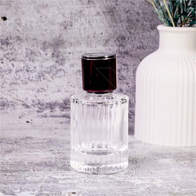 Атомайзер, 30мл, ребристый цилиндр, алая крышка/пластик 0_S246-30 SCARLET - фото 17992