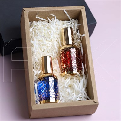 Коробка подарочная 60х120х200 мм, черно-песочный 0_K013-60x120x200 BLACK-SAND - фото 18277