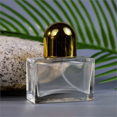 Атомайзер, стекло, 35мл, золотая крышка-купол 0_S215-35 GOLD