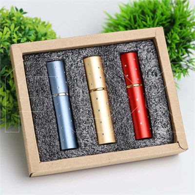 Парфюм-бокс с черной вкладкой для помадок 5 мл,  песочный 0_K018-30x126x148 (P001-5) SAND - фото 18550