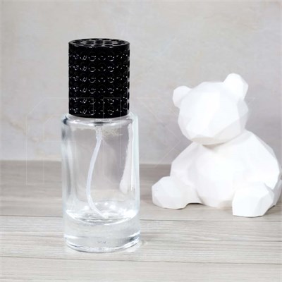 Атомайзер, стекло, 22мл, черная крышка/пластик 0_S262-22 BLACK - фото 18560