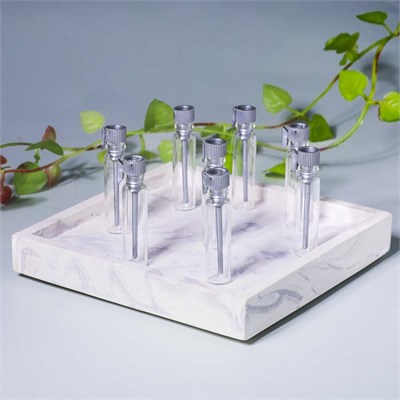 Фиолка 1 мл, прозрачное стекло, серая крышка (кратно 100) 0_F001-1 PS-SRK - фото 18725