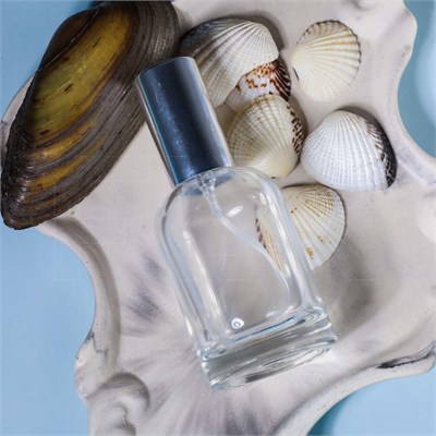 Атомайзер, стекло, 30мл, серебристая крышка/металл 0_S258-30 SILVER