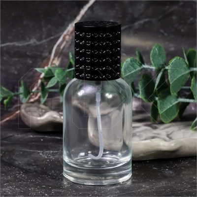 Атомайзер, стекло, 30мл, черная крышка/пластик 0_S266-30 BLACK - фото 19057