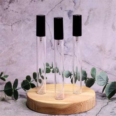 Атомайзер-защелка, пластиковые распылитель и крышка, 10мл 0_B020-10 BLACK - фото 19148