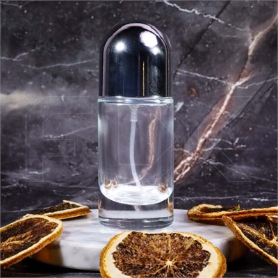 Атомайзер, стекло, 22мл, серебристая крышка-купол 0_S211-22:AA SILVER - фото 19224