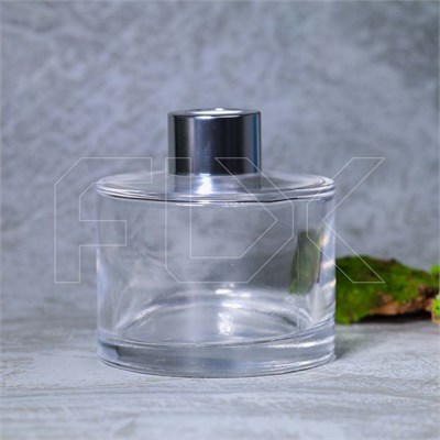 Флакон для аромадиффузора, 185мл, цилиндр (серебристый) 0_D001-185-SILVER - фото 19277