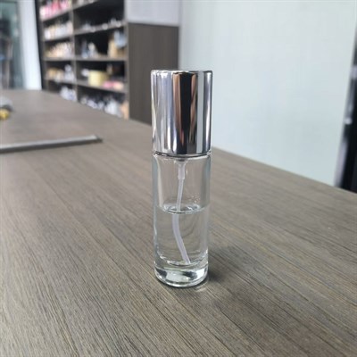 Атомайзер с помпой на защелке 10мл, серебро 0_S142-10 - фото 19314