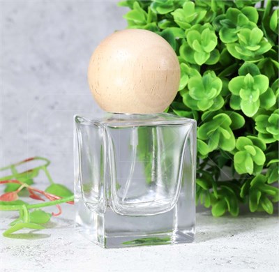 Атомайзер, 30мл, квадрат, светлая круглая крышка/дерево 0_S222-30 LIGHT - фото 19490