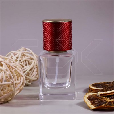 Атомайзер, 30мл, квадрат, красная крышка/пластик 0_S316-30 RED - фото 19494