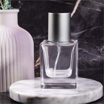 Атомайзер, 30мл, квадрат, серая крышка/металл 0_S294-30 GRAY - фото 19523