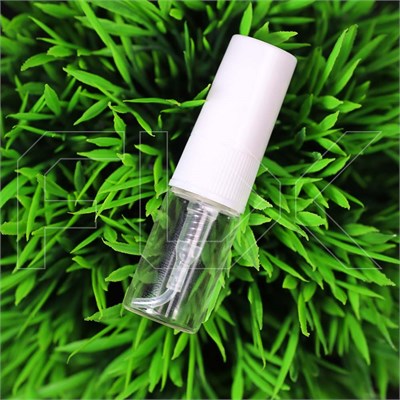 Атомайзер-карандаш 2мл, прозрачное стекло, белая пластиковая крышка 0_S001-2 WHITE - фото 19701