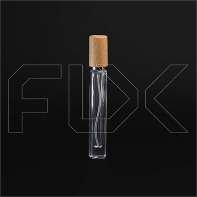 Новинка Атомайзер круглый, буковая крышка, 9 мл 0_S143-9 BEECH - фото 19848