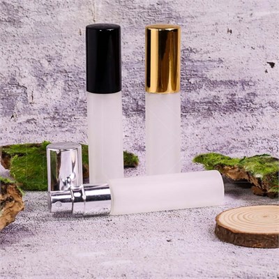 Атомайзер-карандаш 10мл, матовое стекло, крышка металл (кратно 5) S008-10 - фото 21415