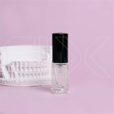 Атомайзер, прозрачное толстое стекло, черная крышка, 3,5мл 0_S068-3.5 BLACK - фото 23618