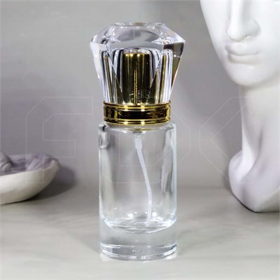 Атомайзер, стекло, 22мл, золотая крышка/акрил 0_S235-22 GOLD