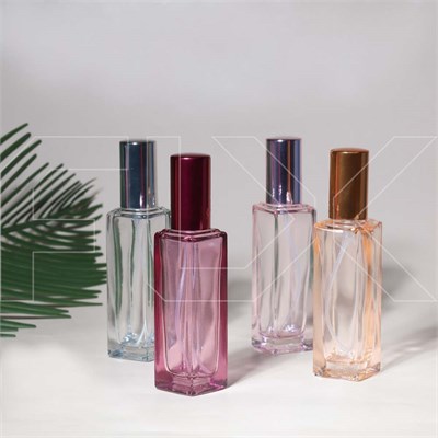 Атомайзер, цветное толстое стекло, 18.5мл, микс S129-18.5:Al - фото 7249