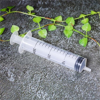 Шприцы 3-х компонентные, 30 мл, без иглы E021-30:CN - фото 7669