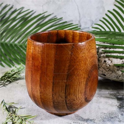 Баночка для свечей, деревянная, 150 мл Z009-150:FO - фото 7705