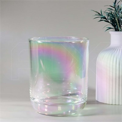 Баночка для свечей, голографический градиент, без крышки, 200 мл Z017-200:EU - фото 8015