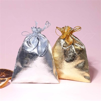 Мешочек подарочный "Лакшери" 9х12 см (кратно 100) MP003-9x12:AE - фото 8155